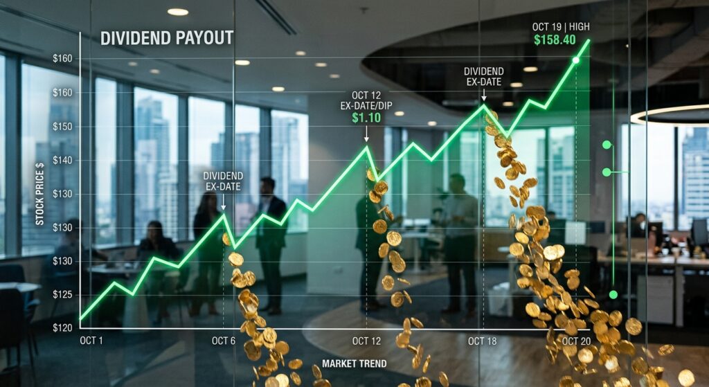 Dlaczego wypłata dywidendy zmienia kurs akcji spółki